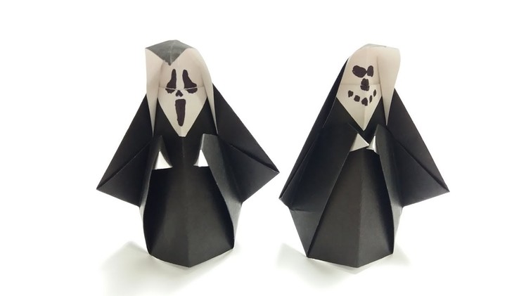 How to make: Origami Hooded Ghost