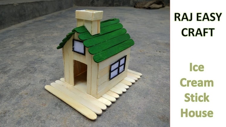 How to Make Popsicle Stick House