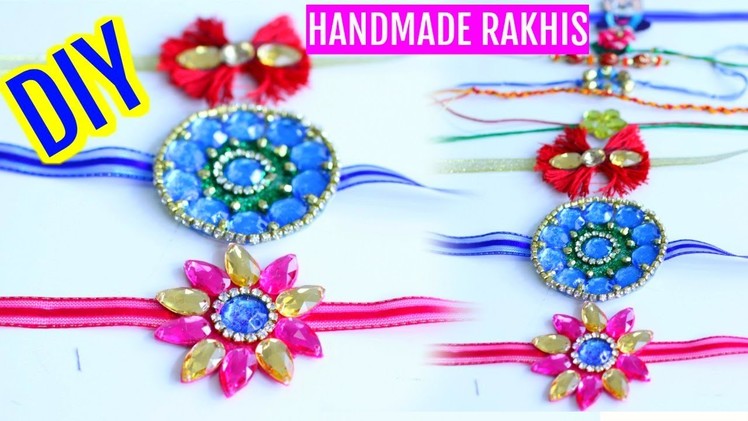 How To Make Rakhi At Home For Rakshabandhan Tutorial | SuperPrincessjo