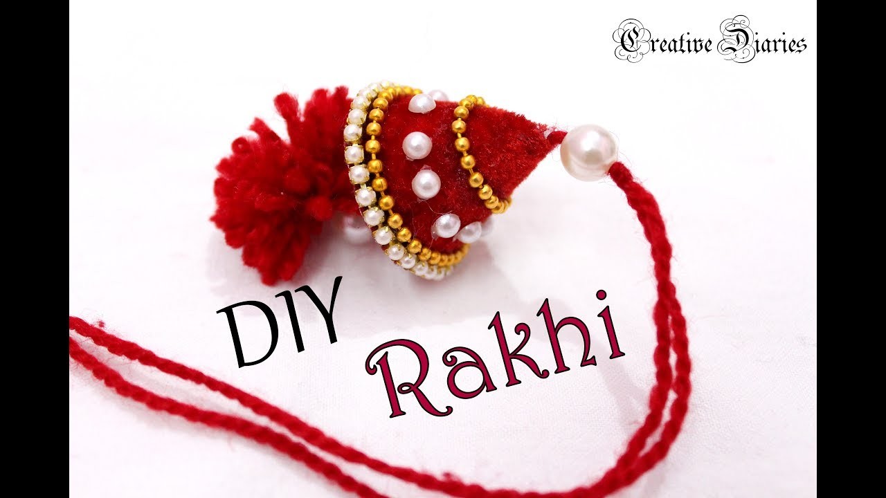 How to make rakhi at home I Fancy Rakhi I Rakhi for Bhabhi I Raksha bandhan I DIY I Creative Diaries