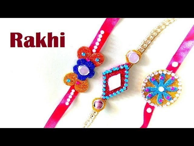 How to make rakhi at home | Rakhi making for kids at home | Rakhi Craft | घर  पर  राखी कैसे बनाये