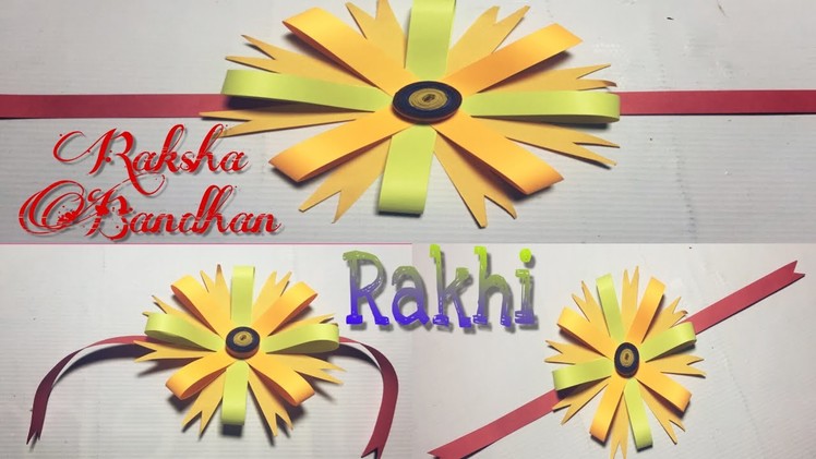 How to make Rakhi for Raksha Bandhan || Rakhi making at home || bracelet Rakhi very easy and simple