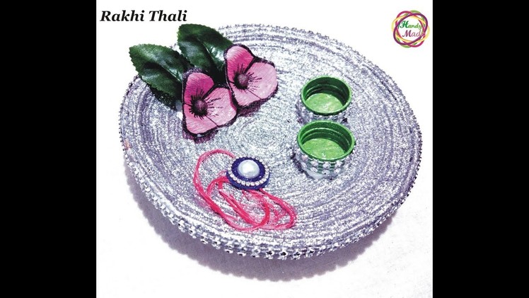 How to make Rakhi Thali at Home. Pooja Thali Decoration Raksha Bandhan