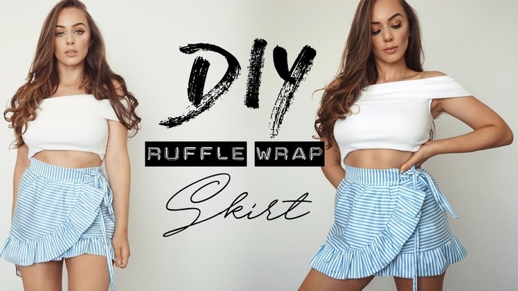 How to make Ruffle Wrap Skirt. NO! BASIC PATTERN USE !| Tijana Arsenijevic
