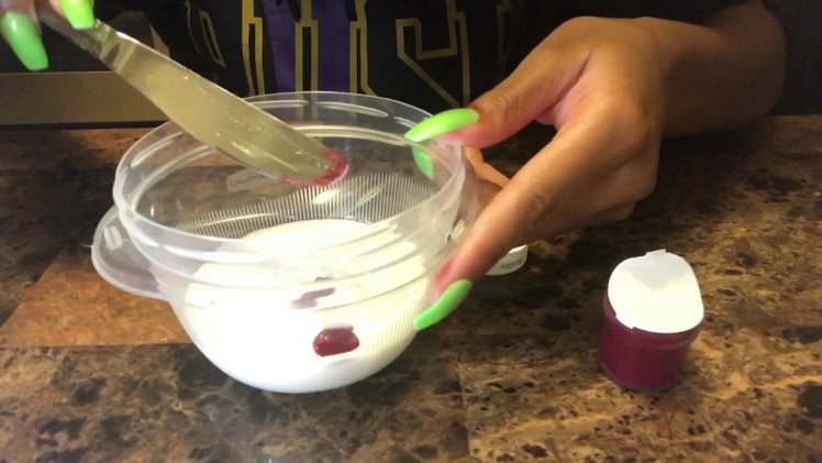 How To Make Slime With Glue, Baking Soda, And Contact Solution !!!