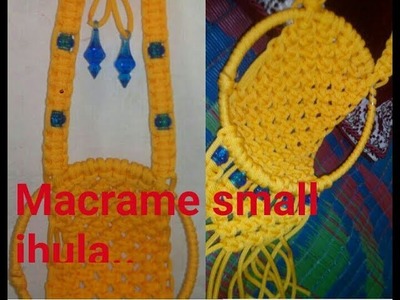 How to make . small taddy jhula macrame . at home very simple design
