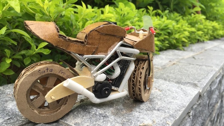 How to Make Superbike Motorcycle from Cardboard at Home - Crazy Cool DIY Ideas