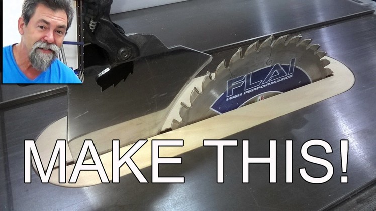 How to make this clever table saw insert dave stanton woodworking