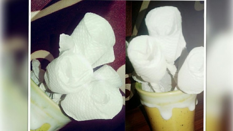 How to make Tissue Paper ROSE ????