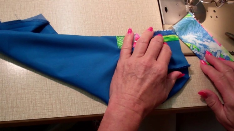 How to sew Sleeve Cuffs not difficult - Lilo Siegel