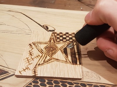 How To Wood Burn Straight Lines