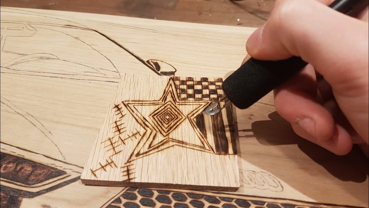How To Wood Burn Straight Lines