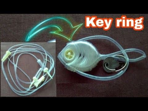 Key ring | How to make key ring at home | recycle plastic pipe | recycle waste material | HMA##060