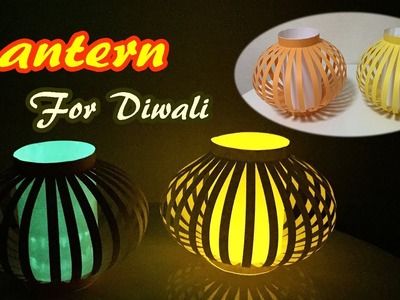 Lantern for Diwali | How to Make a Paper Lamp | Easy Origami Diwali Decorations