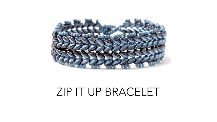 Learn how to make the Zip It Up Bracelet by Fusion Beads
