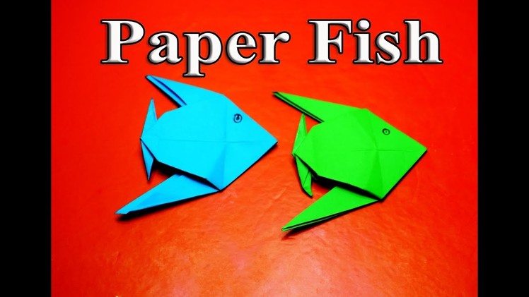 Learn Origami:Make an Paper fish Easy-how to make a origami fish