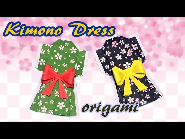 Origami Kimono Dress Instructions | How to Make a Paper Yukata | Origami Ideas for Girls
