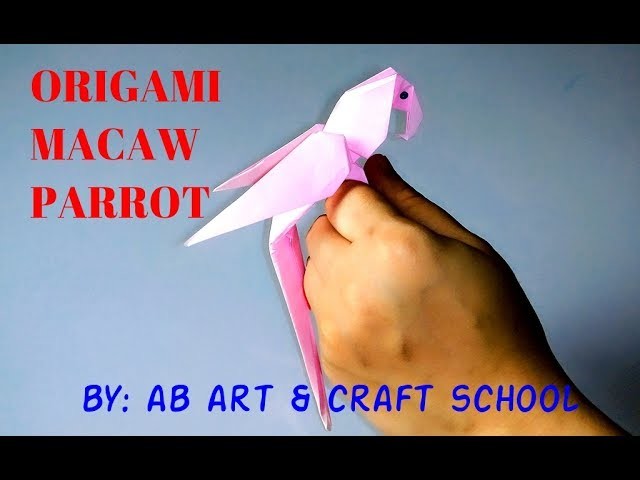 Origami Macaw Parrot | How to Make Origami Macaw Parrot | Origami Easy Full Tutorial