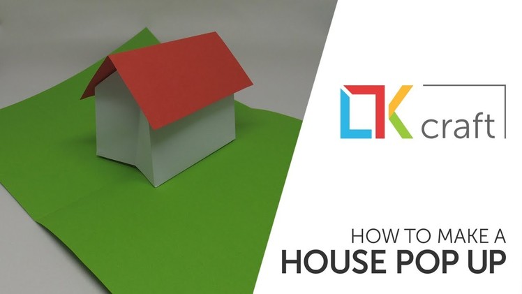 Pop up #1 - How to make a paper house pop up