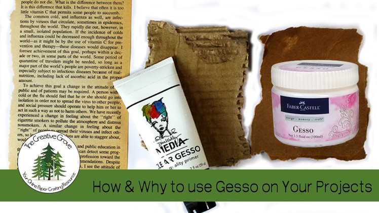 1 Minute Tool Tip: How and Why to use Gesso