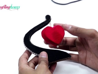 DIY Friendship Day Gift Idea:  How to Make Heart Shape Showpiece for Your Best Friend
