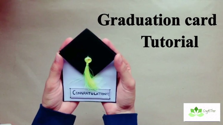 DIY Graduation Card | Graduation Card Tutorial | How to make a graduation card