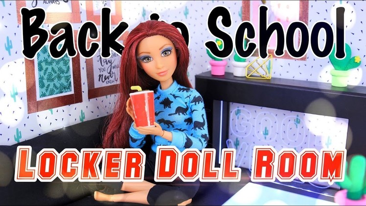 DIY - How to Make: Doll Room in a Locker | BACK TO SCHOOL Challenge Craft