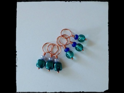DIY How to make Knitting Stitch Markers - Snag Free