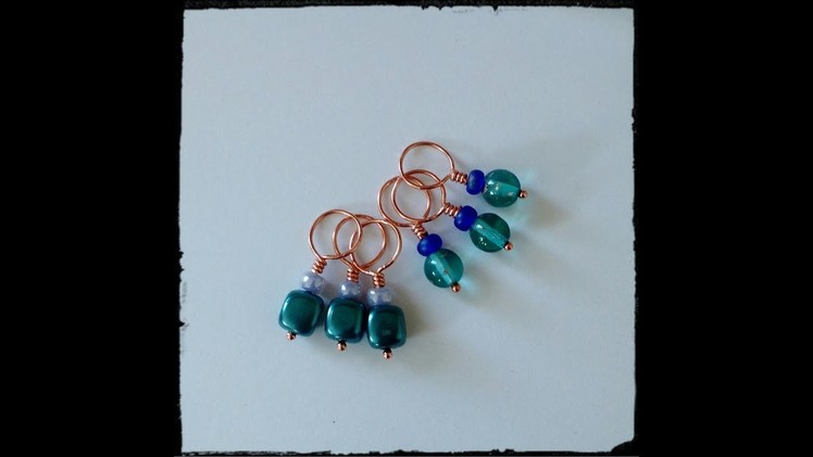 DIY How to make Knitting Stitch Markers - Snag Free