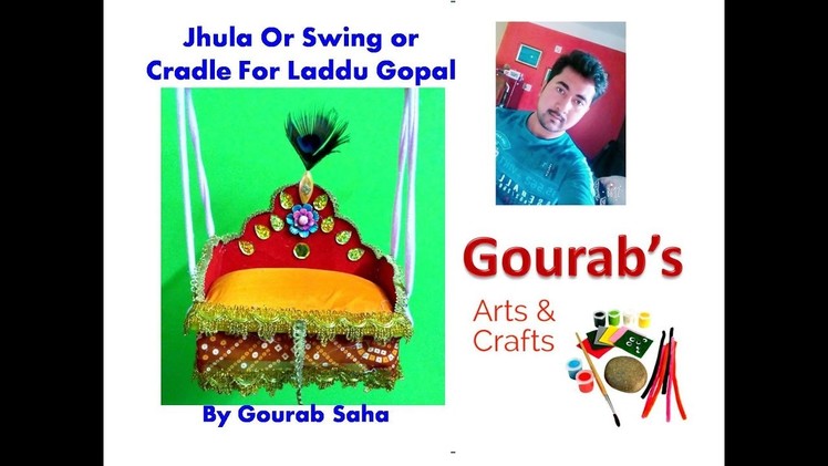 DIY ideas || How to make Jhula for Bal Gopal at home || Best out of waste ||| Swing For Laddu Gopal