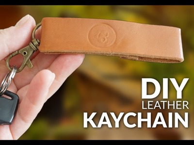 DIY leather keychain diy