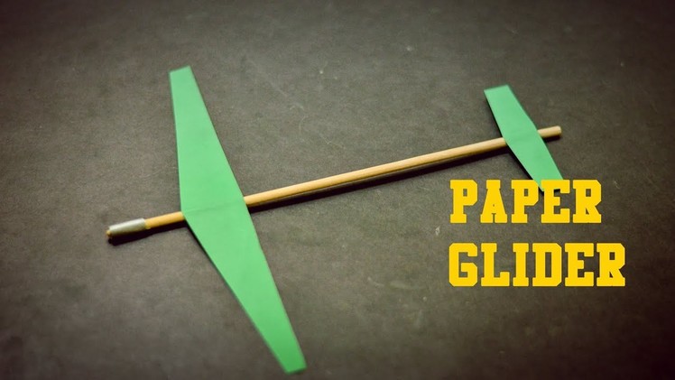 Diy Paper Glider::How to make a paper glider |Easy Crafts|