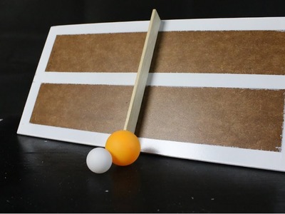DIY Ping Pong Table Tennis Game for One Person