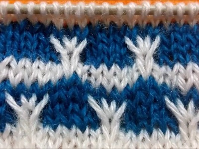Double Colour Knitting Pattern  # 34