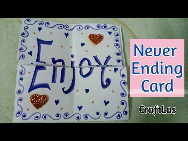 Easy Never Ending Card Tutorial | How To | CraftLas