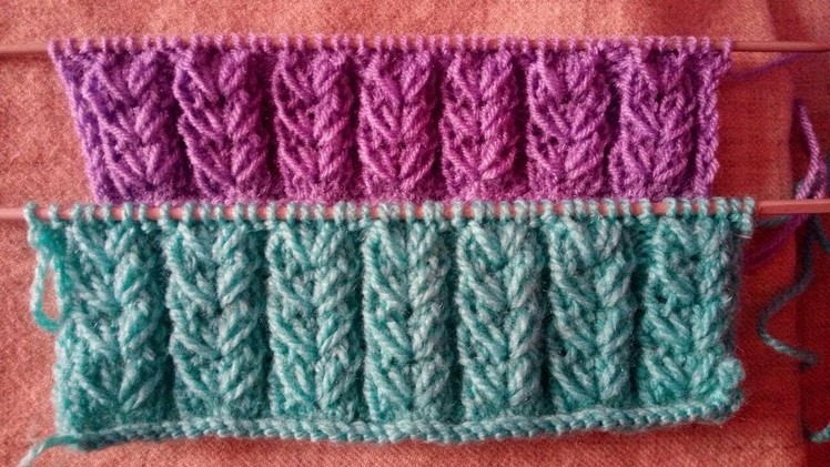Easy Single Color Knitting Pattern No.60|Hindi