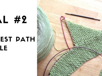 Forest Path Stole KAL #2 knitting pattern