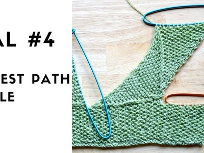 Forest Path Stole KAL #4 knitting pattern