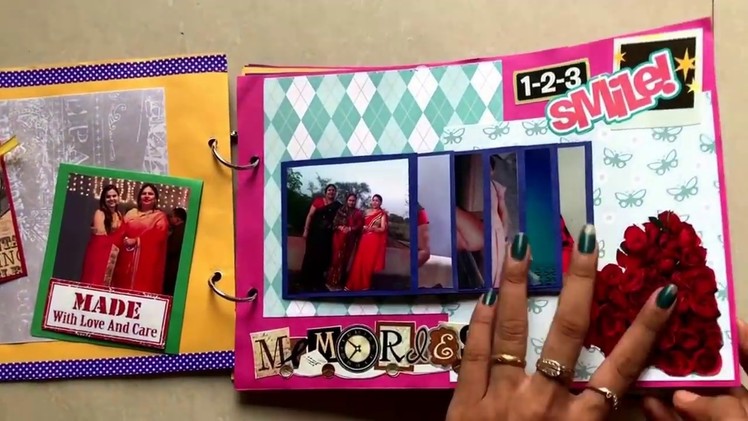 Happy birthday scrapbook for MOM || Rashi Jain || handmade cards by Rashi Jain