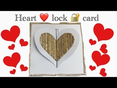 Heart ❤️ lock ???? card | how to make | crafts and more
