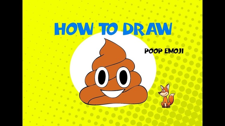 How To Draw Poop Emoji STEP BY STEP GUIDE ART LESSONS   How To Draw Poop Emoji Step By JHF7 P 