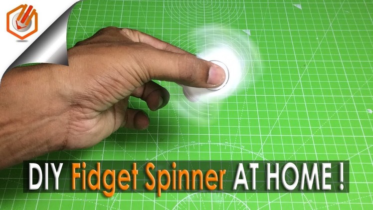 How To Make A Fidget Spinner EASY- by foam board