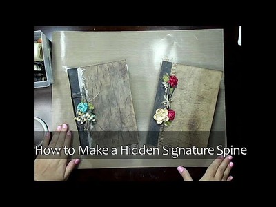 How to Make a Hidden Signature Spine Tutorial