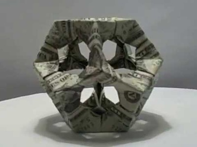 How to make a kusudama dollar origami
