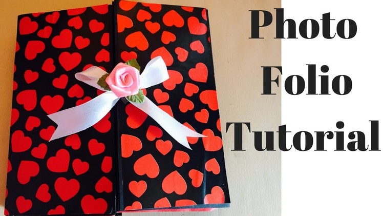 How to make a photo folio | Photo folio tutorial | photo album | scrapbooking tutorial