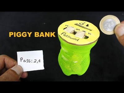 How to Make a Piggy Bank Safe With Combination Lock From Bottle