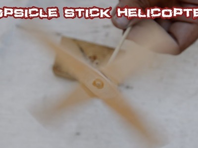 How to make a popsicle stick helicopter Within one minute