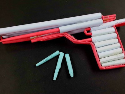 How to Make a Simple Airsoft Gun - Paper Pistol - Easy Paper Gun Tutorials