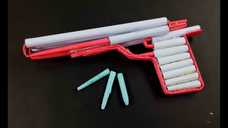 How to Make a Simple Airsoft Gun - Paper Pistol - Easy Paper Gun Tutorials