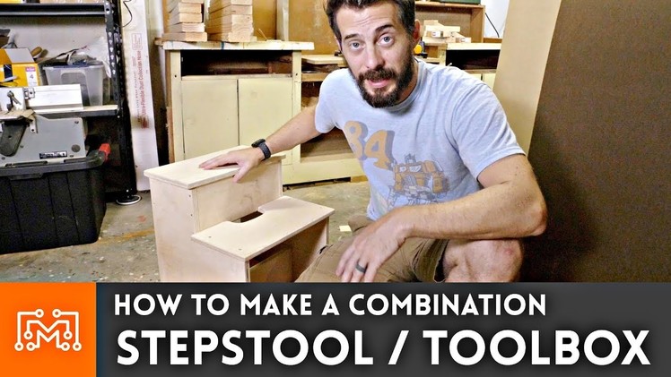 How to make a step stool tool box. Woodworking